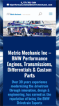 Mobile Screenshot of metricmechanic.com